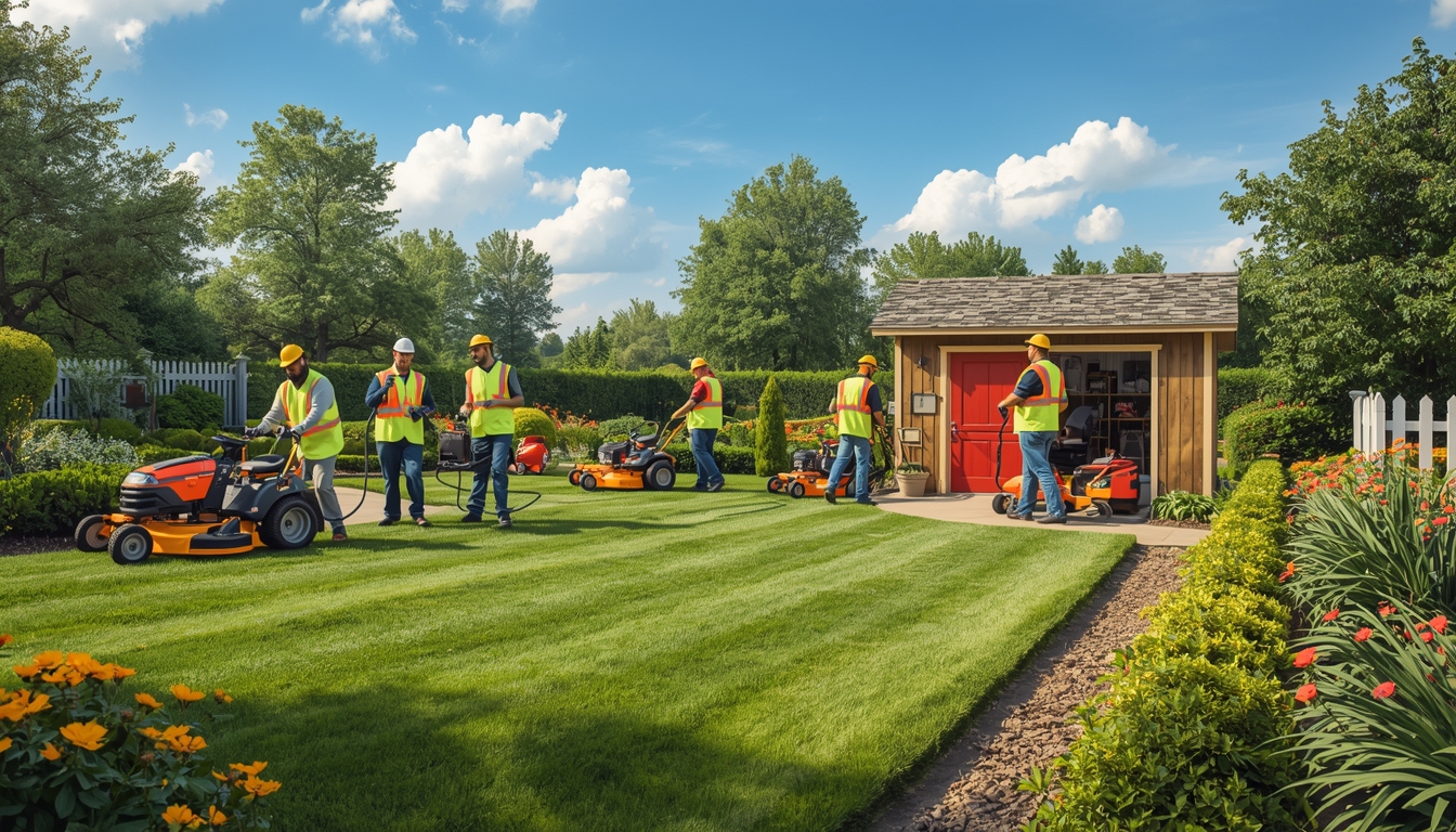 Complete landscape maintenance